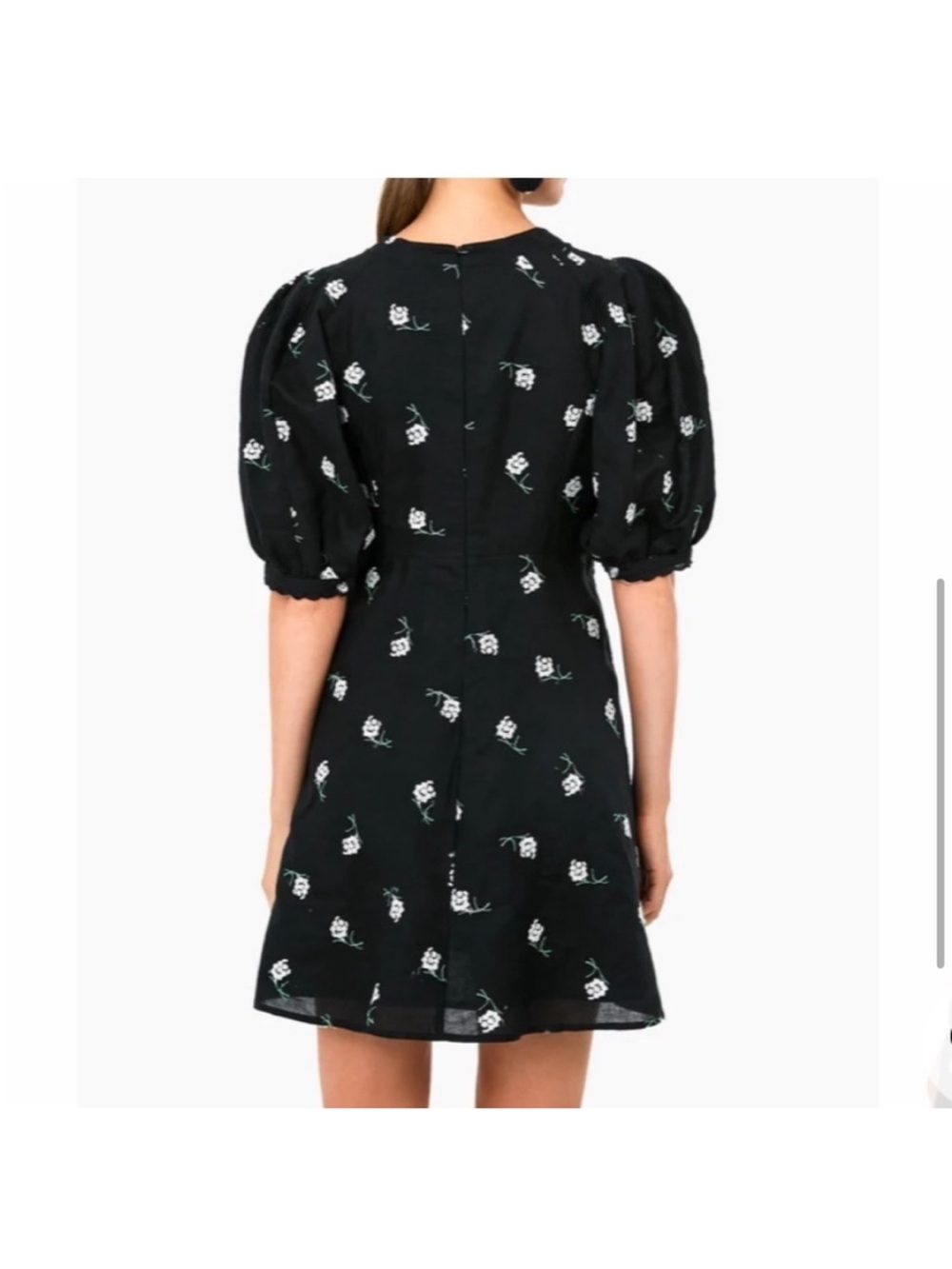 NEW Tuckernuck Black Baby's Breath Serena Mini Dress XL NWT Linen-Cotton - Picture 5 of 11